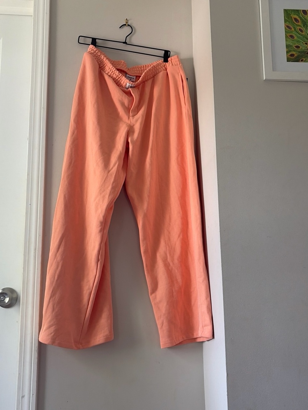 Parke by Target Wide-Leg Lounge Pants in Soft Peach